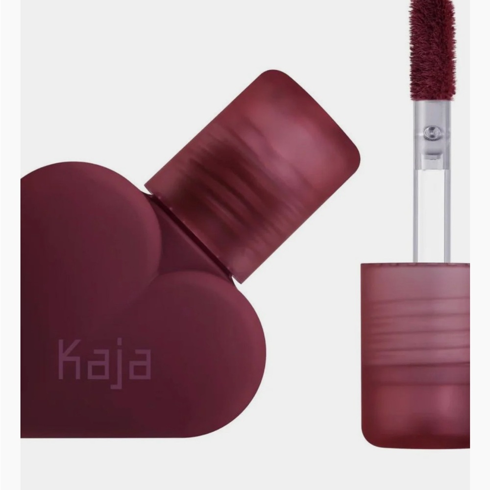 Kaja Heart-Shaped Lipstick Deep Burgundy - CALL ME